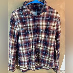 Men’s medium American eagle flannel jacket